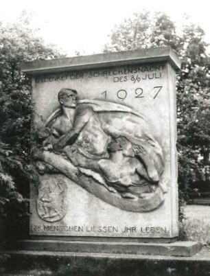 Denkmal für die Opfer der Hochwasserkatastrophe der Gottleuba 8./9. Juli 1927