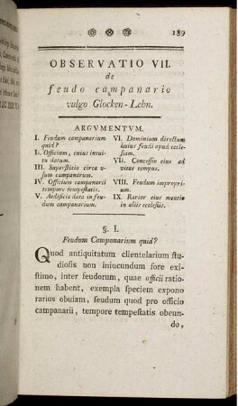 Observatio VII.
