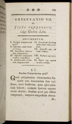 Observatio VII.