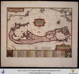 Mappa Aestivarum Insularum alias Bermudas dictarum.