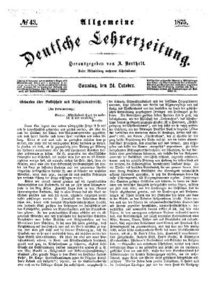 Gedanken über Volksschule und Religionsunterricht : (Schluß folgt)