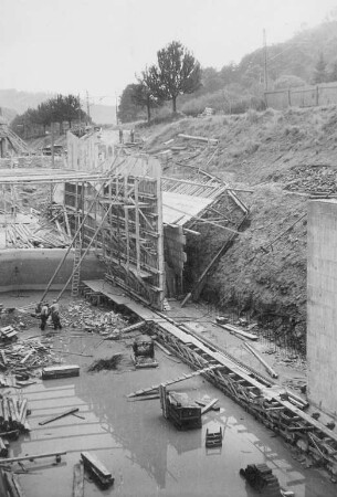 Kammerschalung 2. Schleuse Neckargemünd