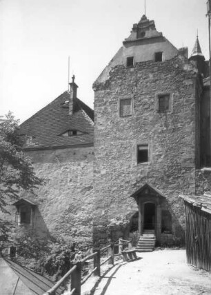 Liebstadt. Schloß Kuckuckstein (Wiederaufbau 15. Jh., Umbau 1796-1802). Bergseite
