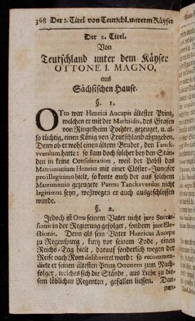 368-381, Otto war Henrici Aucupis ältester Prinz...
