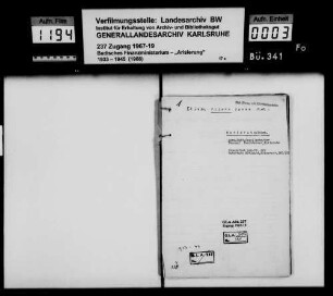 Ellern, Ignaz, KG., Gesellschafter: Emanuel Forchheimer Karlsruhe Käufer: Amalie Klose, Pianistin Karlsruhe Lagerbuch-Nr. 609 Karlsruhe