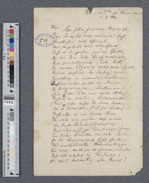 Brief an Felix Dauss