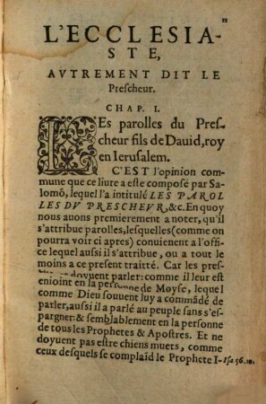 Le Livre de l'ecclesiaste