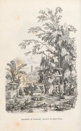 Habitation de Pècheurs (province de Quang-Tong)
