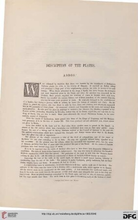 Description of the plates