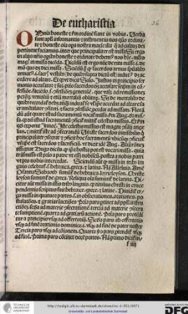 Omnia honeste et secundum ordinem fiant in vobis verba sunt apostoli informantis et instruentis nos quomodo ordinate et honeste omnia opera nostra...