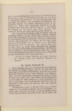 42. Kaiser Friedrich III.