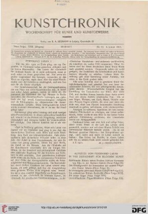 Heft 12 (6. Januar 1911)