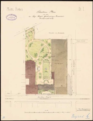 Logengebäude Royal York, Berlin: Lageplan 1:500