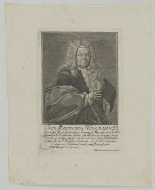 Bildnis des Joh. Mauricius Hoffmann