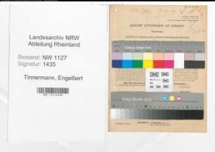 Entnazifizierung Engelbert Tinnermann , geb. 19.06.1901 (Schornsteinfegermeister)