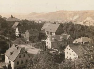 Freital-Birkigt : Ortsteilansicht mit Jochhöh (Jochhöhschlösschen)