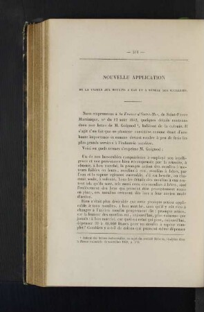 Nouvelle application