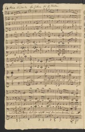 24. Aria (B): Nun, Jünger, geh ich hin in meines Vaters Reich