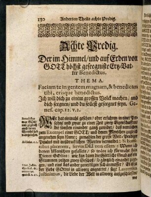130-161, Achte Predig.