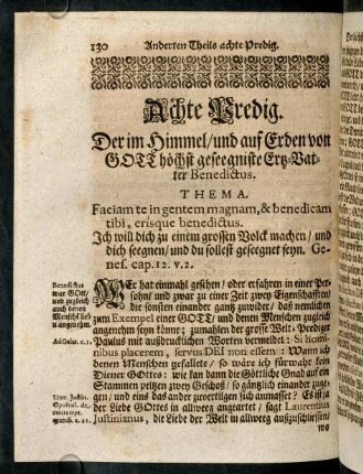 130-161, Achte Predig.