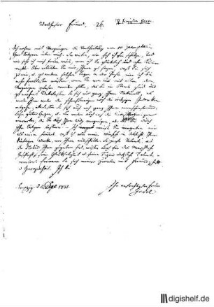 1: Brief von Christian Garve an Johann Benjamin Michaelis