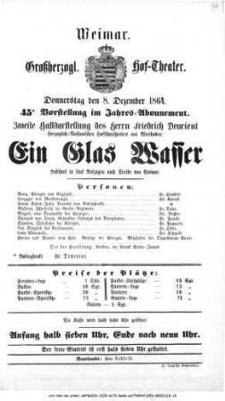Ein Glas Wasser