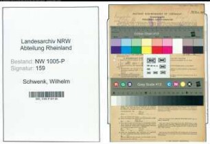 Entnazifizierung Wilhelm Schwenk , geb. 03.01.1893 (Stadtamtmann)