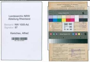 Entnazifizierung Alfred Karschau , geb. 21.06.1896 (Elektromonteur)