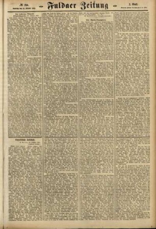 Zweite Ausgabe vom Samstag, den 23. Oktober 1915.