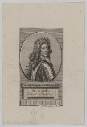 Bildnis des Fridericus de Schomburg