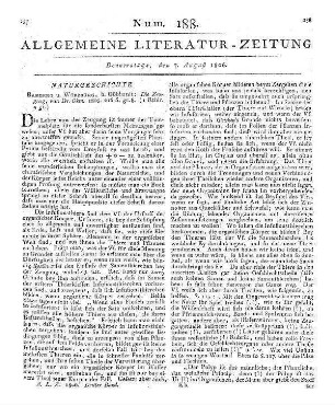 Oken, L.: Die Zeugung. Bamberg, Würtzburg: Göbhardt 1805