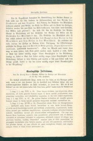 Geologische Zeiträume