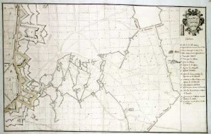 WHK 5 Französisch-Holländischer Krieg von 1672-1678: Plan des großen Angriffs auf Maastricht, 1676