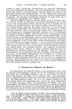 3. Altchristliche Bildnerei und Malerei