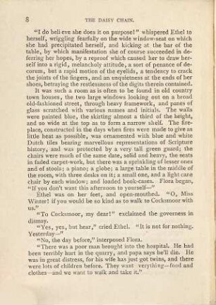 The daisy chain, or Aspirations : a family chronicle ; in 2 volumes, 1
