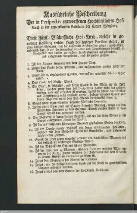 Scenographia (Beschreibung + Abbildung (Faltblatt).