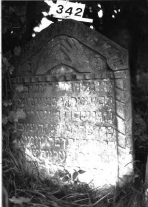 Grabstein 342 Besonderheit: Priester der Gemeinde: Grabstein 342