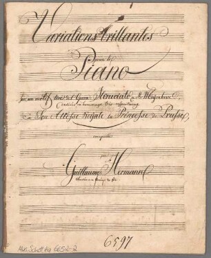 Variations - pf. - BSB Mus.Schott.Ha 6652-2