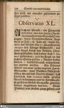 Observatio XL.
