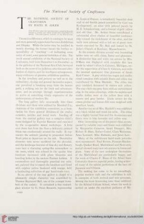 Vol. 58 (1916) = No. 231: The National Society of Craftsmen : tendencies in table decoration