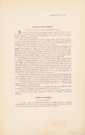Erläuterungen: Erläuterungen zu Opernhaus und Rathaus, Innsbruck (aus: Entwürfe von Bohnstedt, Heft I-VIII, 1875-1877)