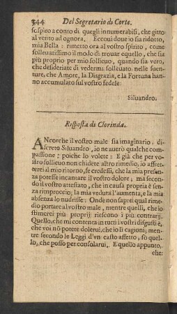 Risposta di Clorinda.