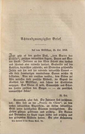 Die Heimat in der Neuen Welt : ein Tagebuch in Briefen, geschrieben während zweijähriger Reisen in Nordamerika und auf Cuba ; aus dem Schwed., 6