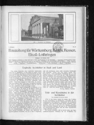 1913, 43: Zehnter Jahrgang. No. 43.