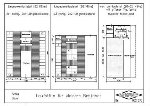 Laufställe für kleinere Bestände
