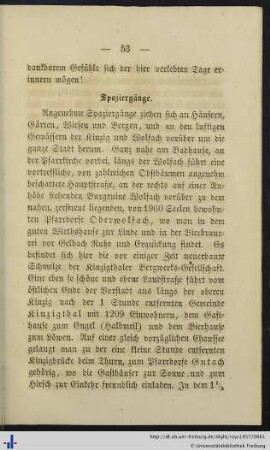 Spaziergänge.