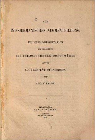 Zur indogermanischen Augmentbildung