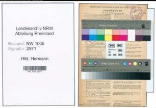 Entnazifizierung Hermann Hild , geb. 16.04.1904 (Zollbeamter)
