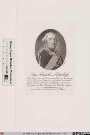 Bildnis Georg Friedrich Tempelhoff (1784 von)