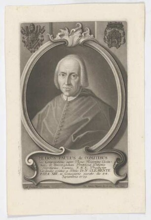 Bildnis des Petrus Paulus de Comitibus